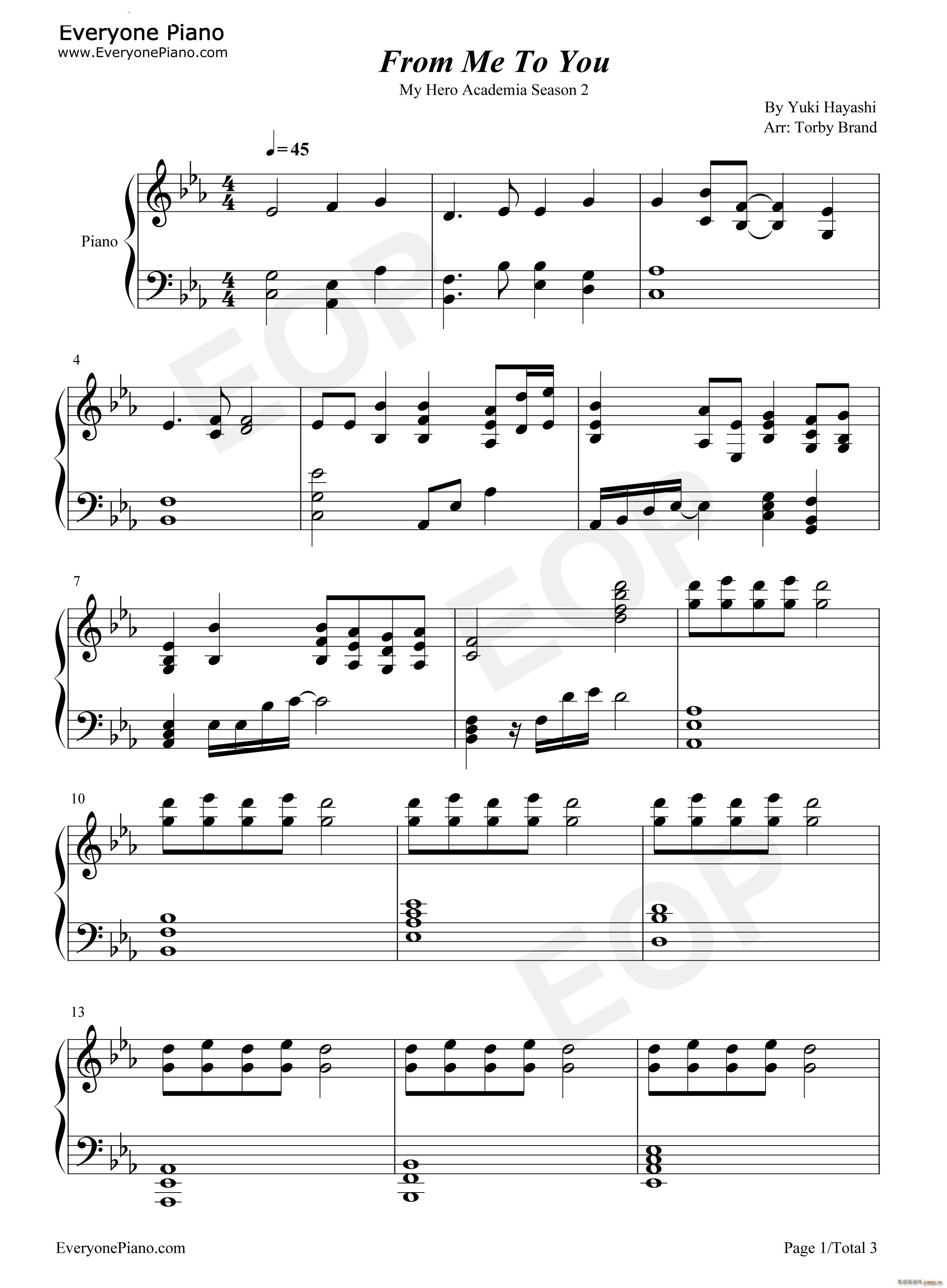 From Me To You我的英雄学院第二季OST_林友树1