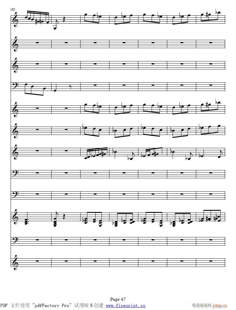 维瓦尔蒂  四季　冬 小提琴协奏曲41-48提琴7