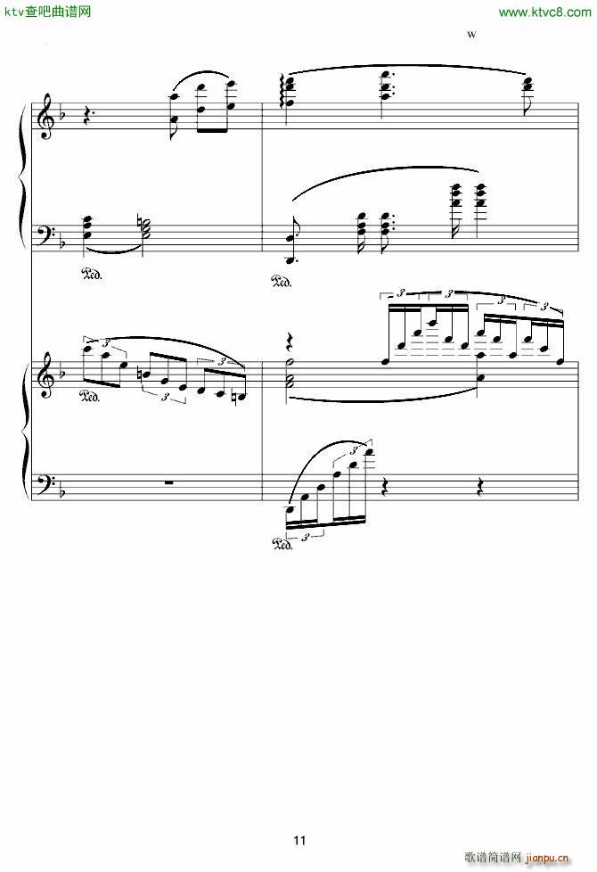 X战记插曲 宿命 双钢琴版11