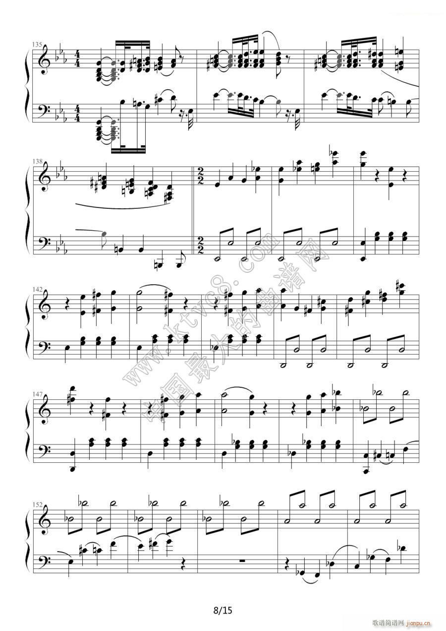 c小调第八钢琴奏鸣曲第一乐章（作品13号 悲怆 ）81