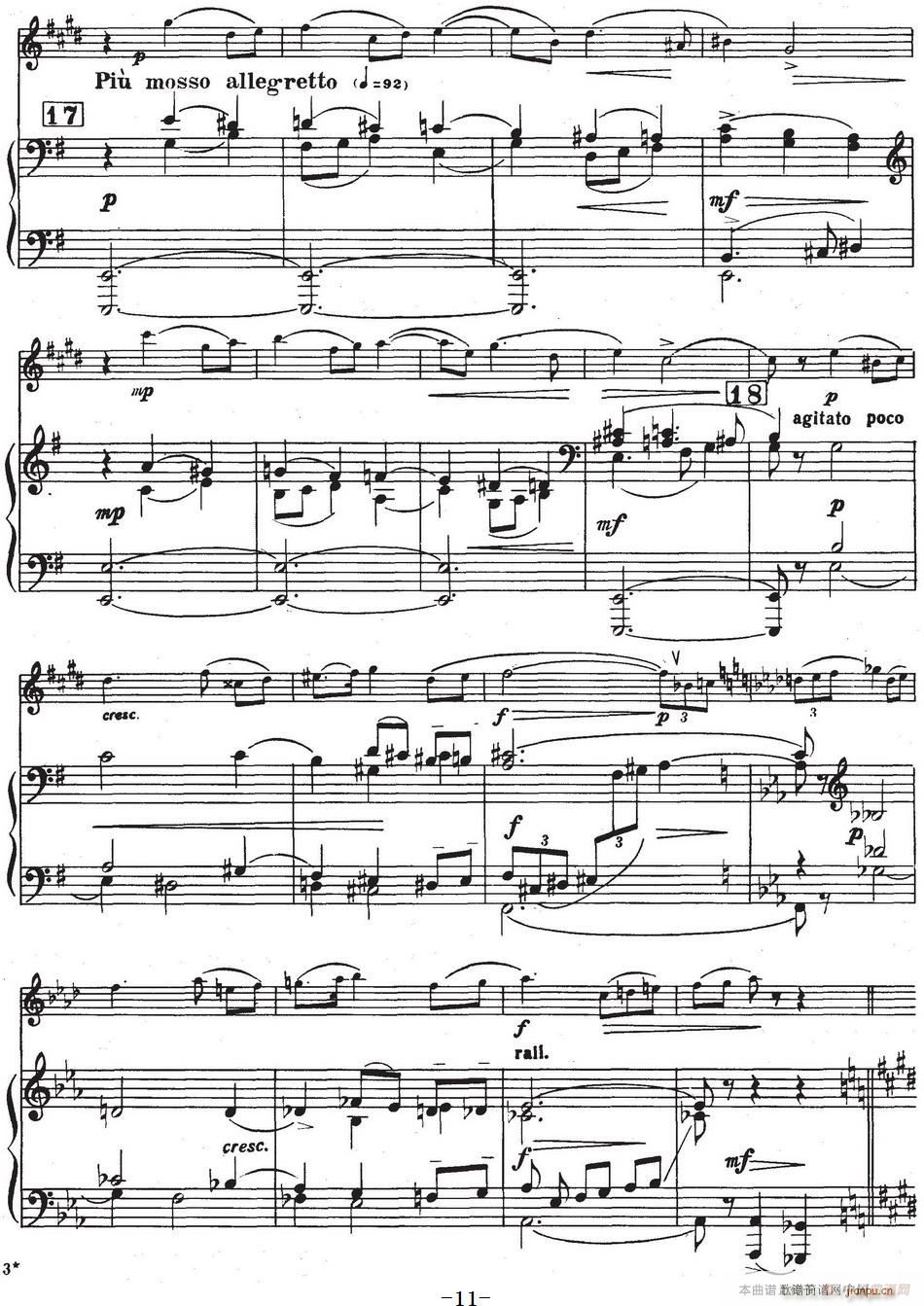 Glazunov Op 109（格拉组诺夫协奏曲Op 109）（萨克斯 钢琴伴奏）11