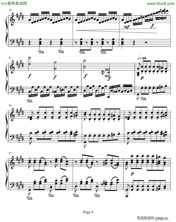 月光奏明曲 作品27之2_贝多芬 beethoven4