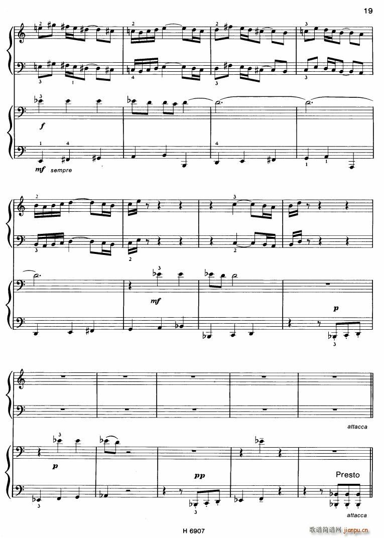 Barton Sonatina for 4 hands19