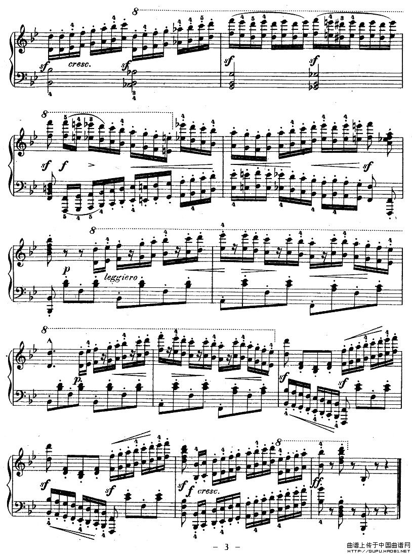《车尔尼钢琴八度练习曲》OP.553-63