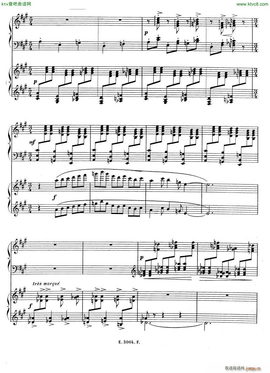 Debussy Ravel 3 Nocturnes 2pno10