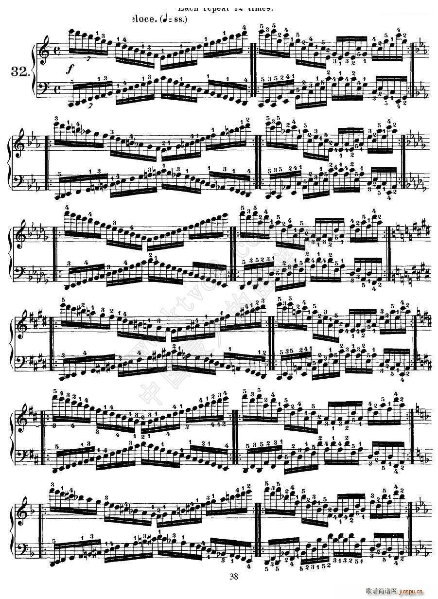 Czerny - 40 Daily Exerci Op 337（31―35）（40首日常训练曲）3