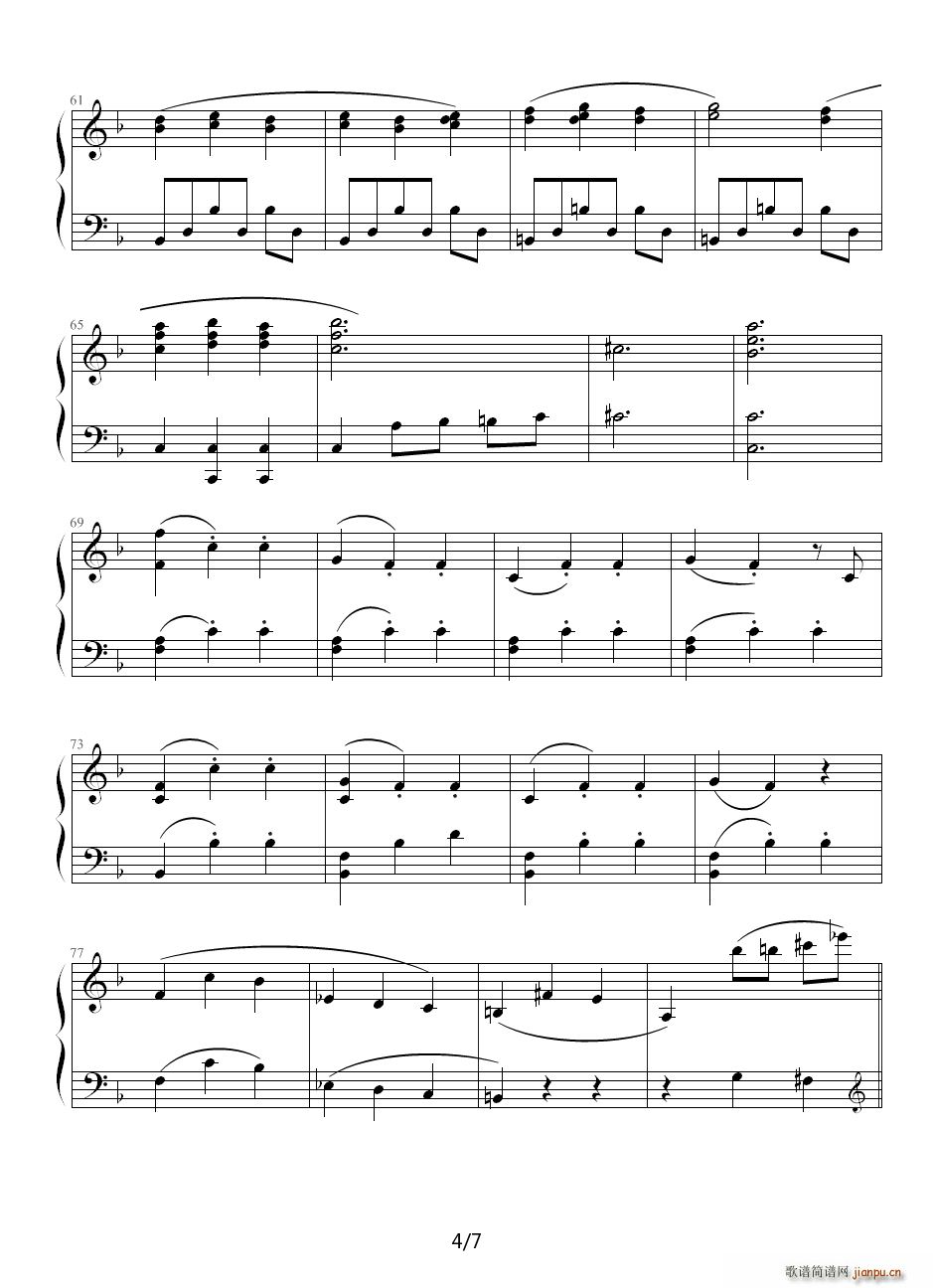 The Sound of Music 经典的钢琴曲 不下后悔4