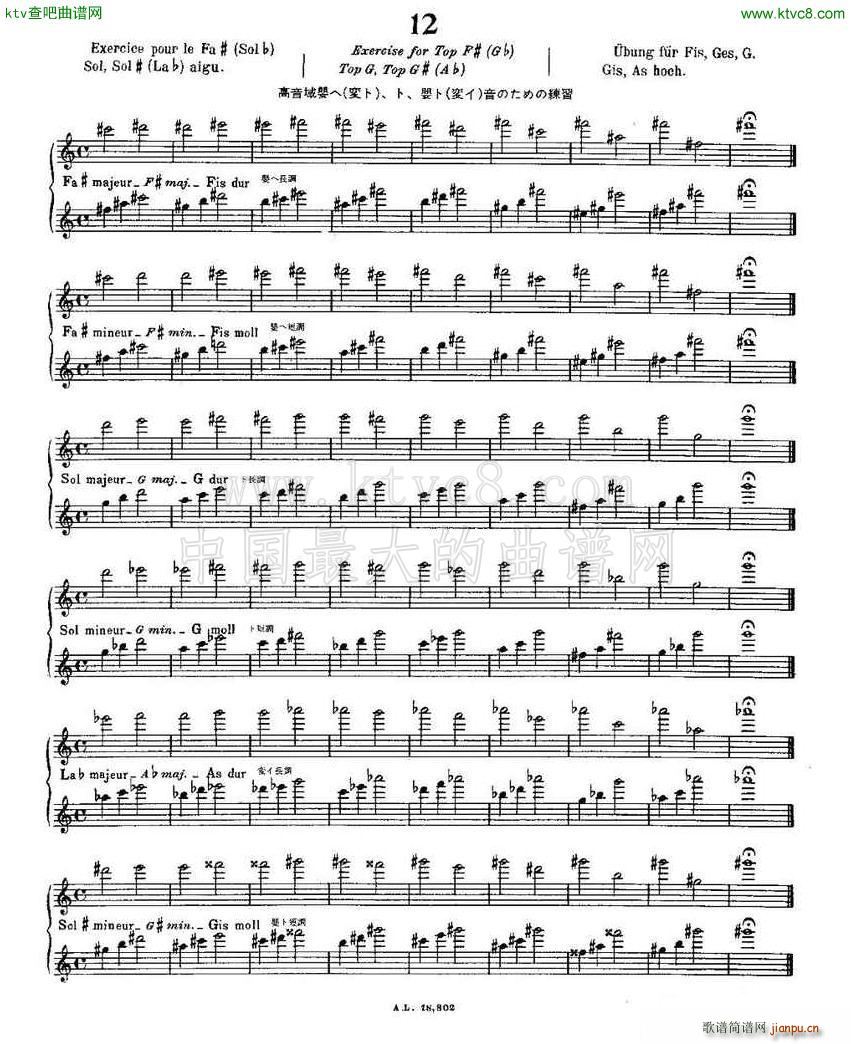 初级练习之12 Alphonse Ludec Debutant Flutiste1