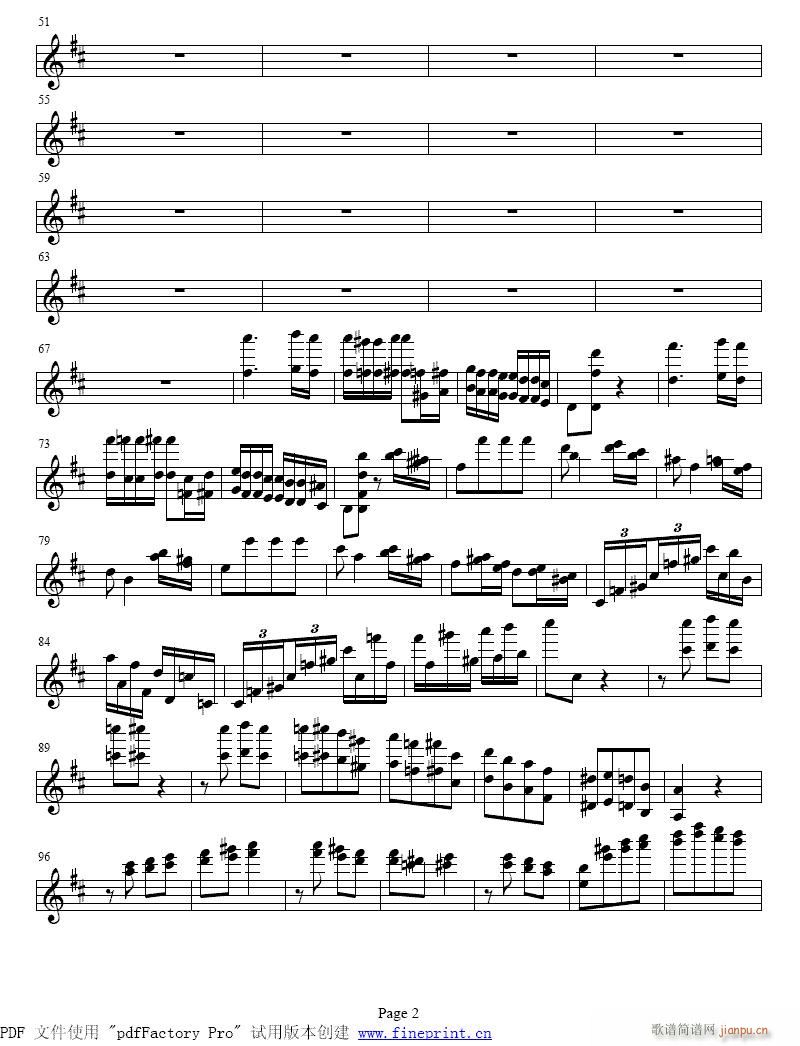 帕格尼尼小提琴协奏曲1-5提琴2