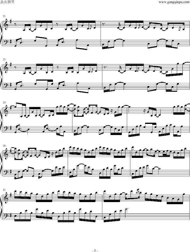 It's your day-钢琴谱(钢琴曲)-Yiruma3