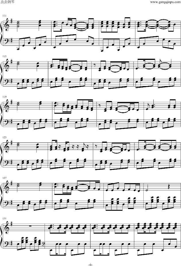 海猫鸣泣之时PC-钢琴谱(钢琴曲)-动漫影视6