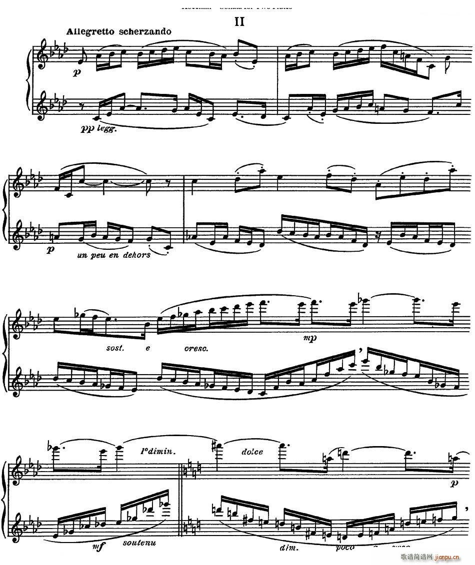 考埃琳双长笛奏鸣曲(NO 2)1