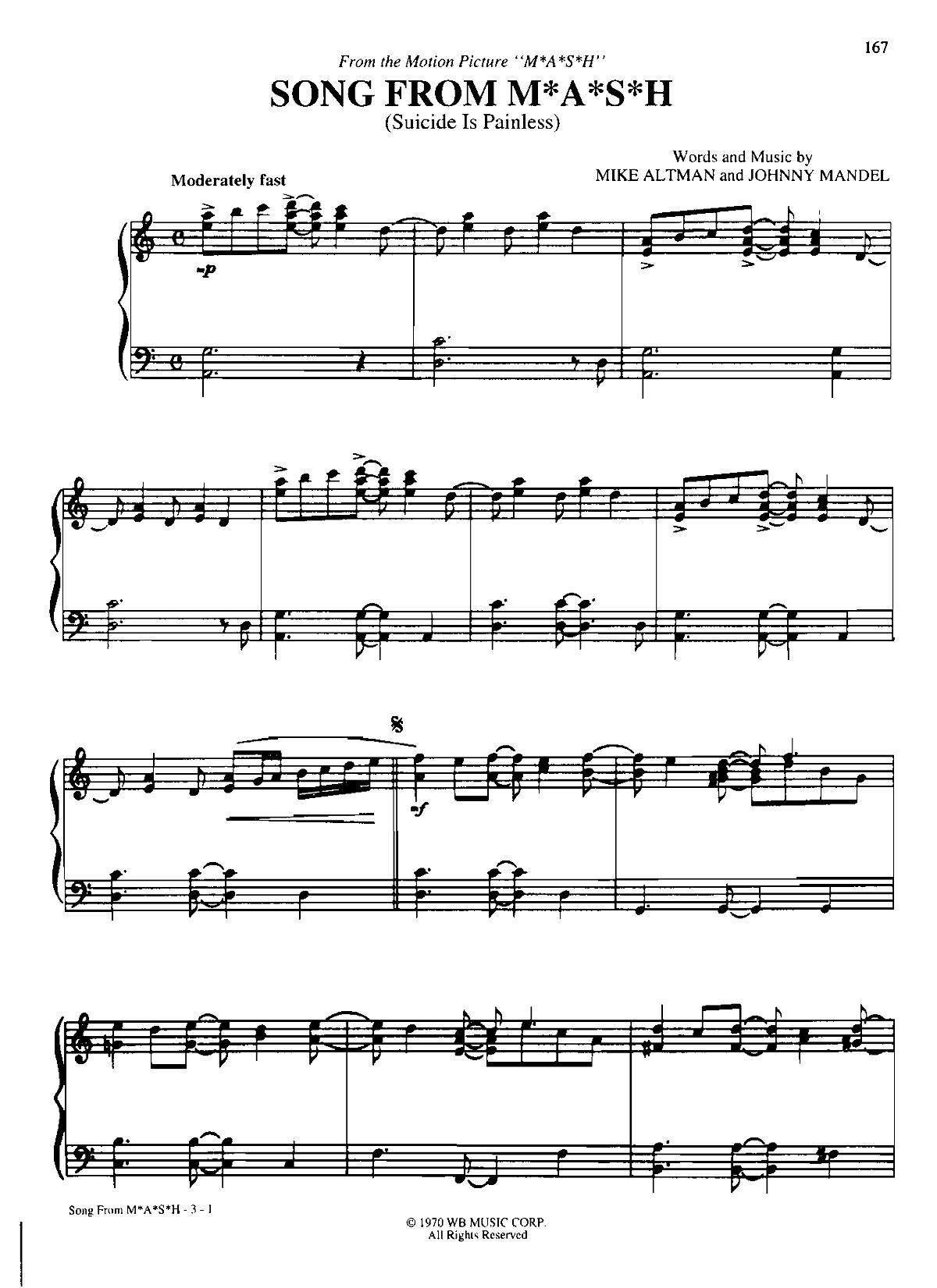 SONG FROM MASH(Dan Coates 流行情调 集)1