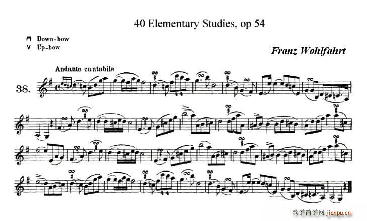 40首小提琴初级技巧练习曲之381