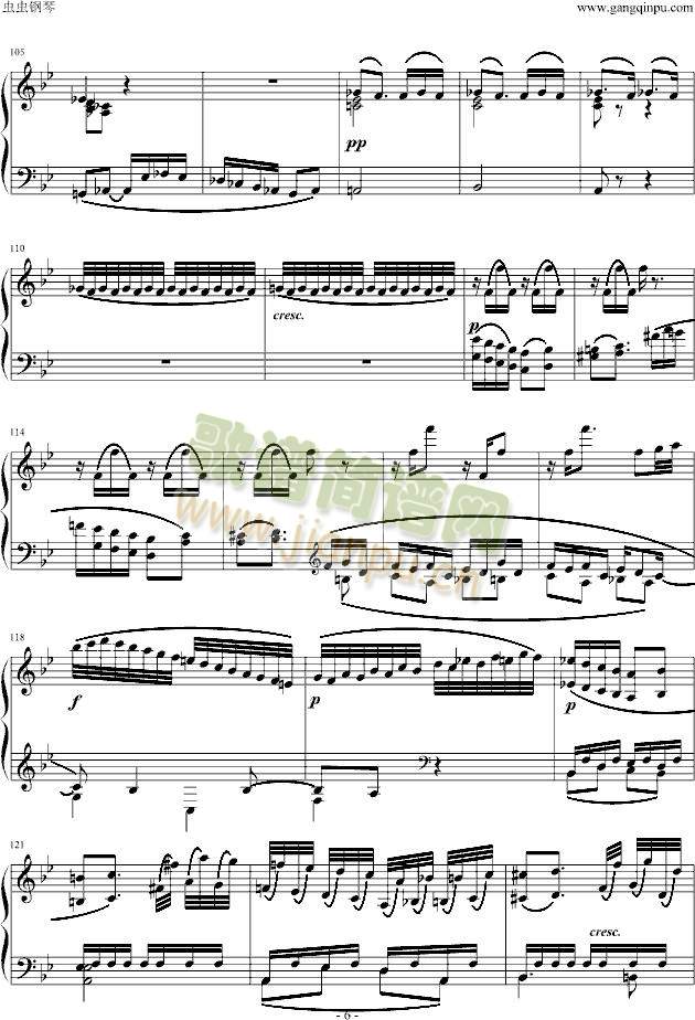 降B大调奏鸣曲6