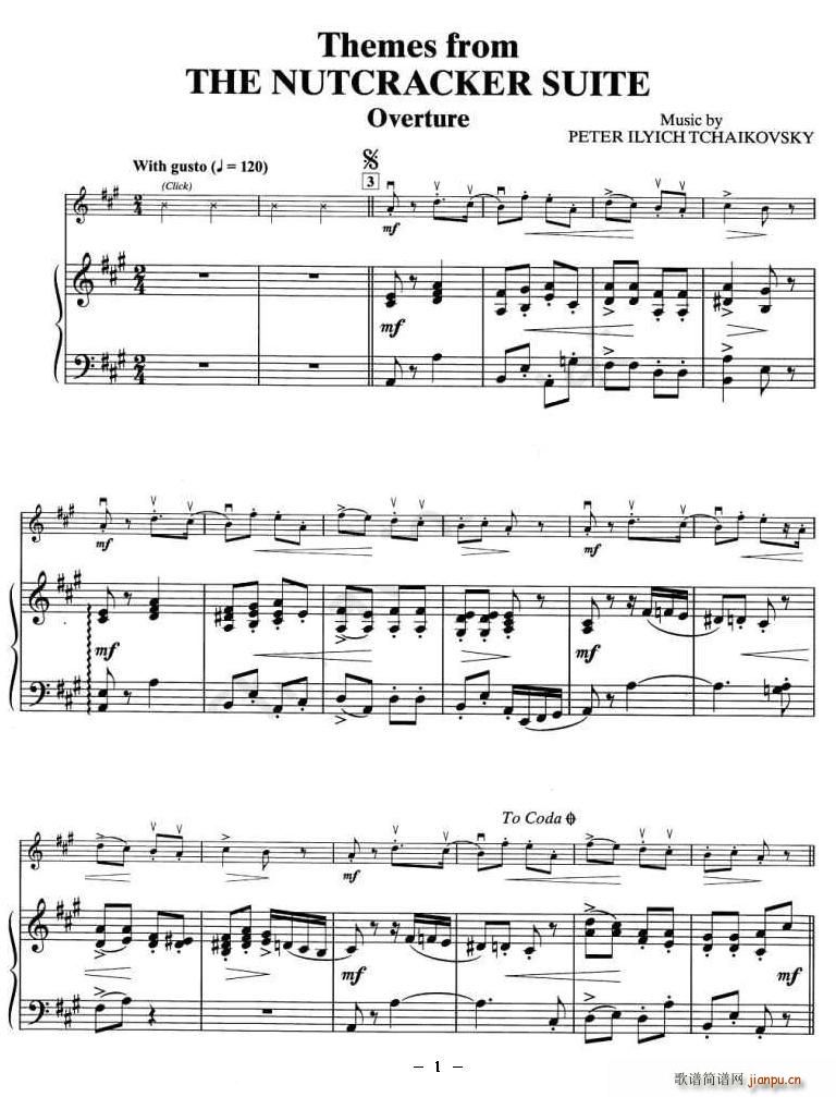 THE NUTCRACKER SUITE(钢琴伴奏谱)1