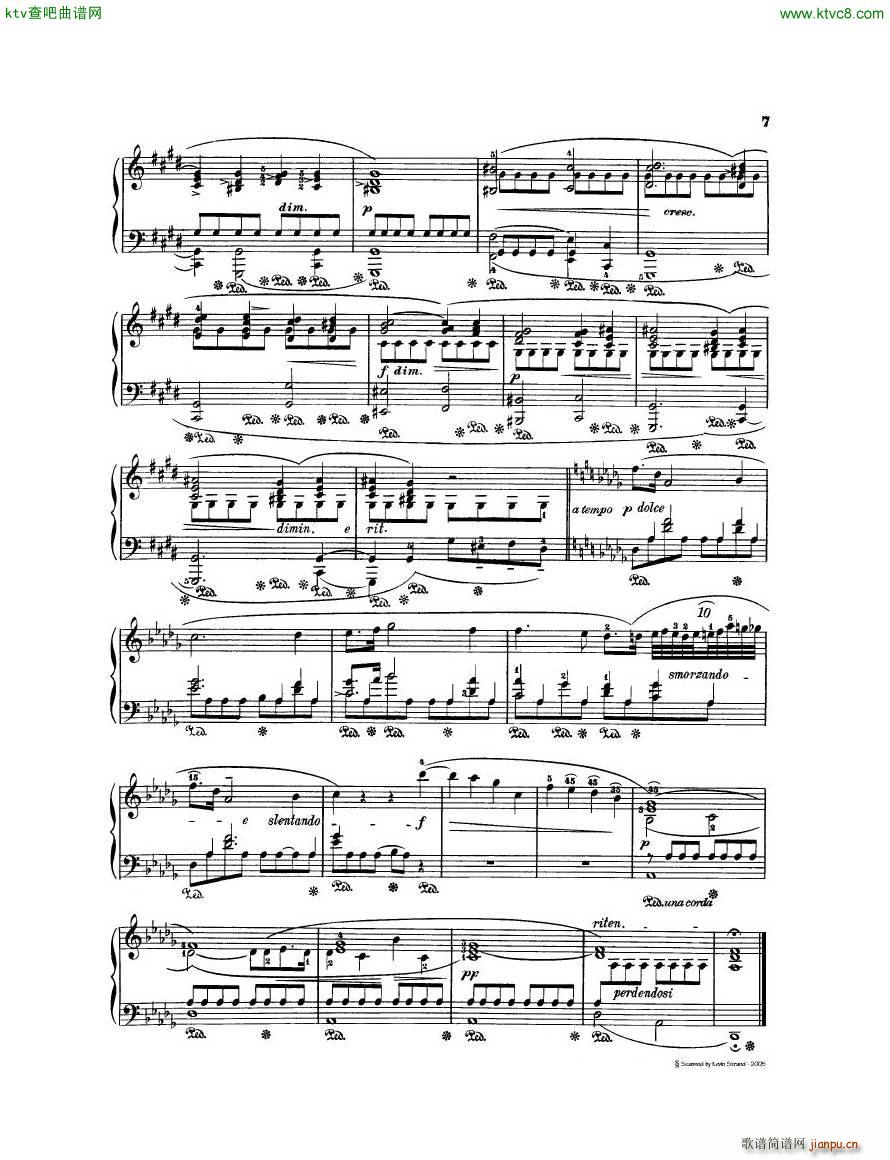 Chopin Op 28 No 15 Prélude in Db major4
