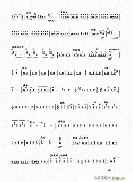 简捷实用唢呐教程  （下册）61-8015