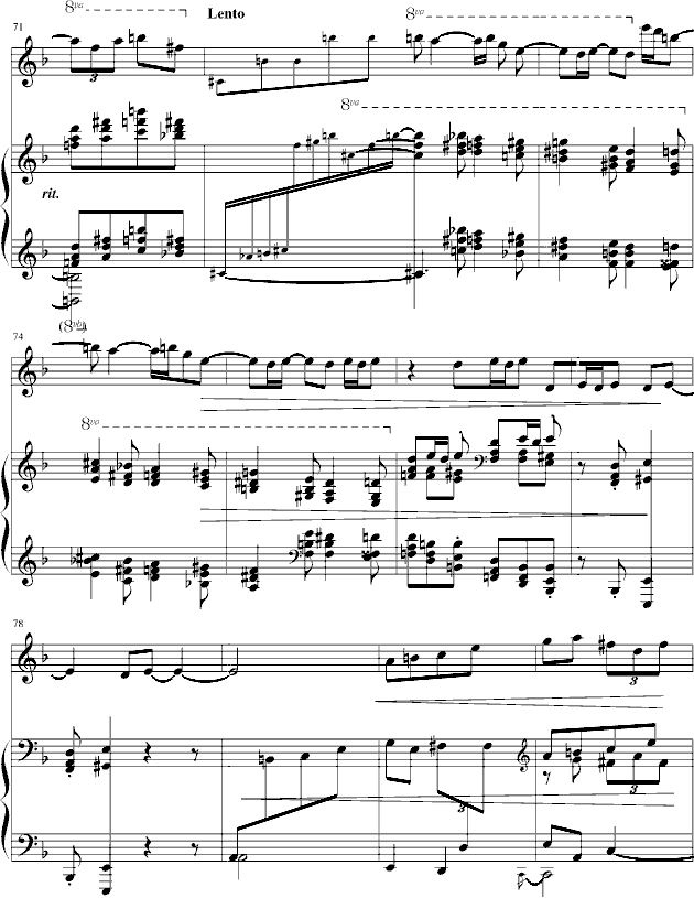 长笛钢琴奏鸣曲（第一乐章）_Hamlet7