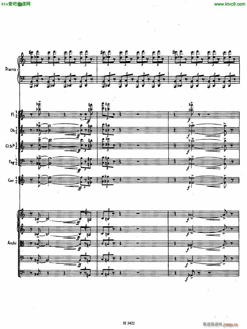 Fiser concerto da camera for piano full score20