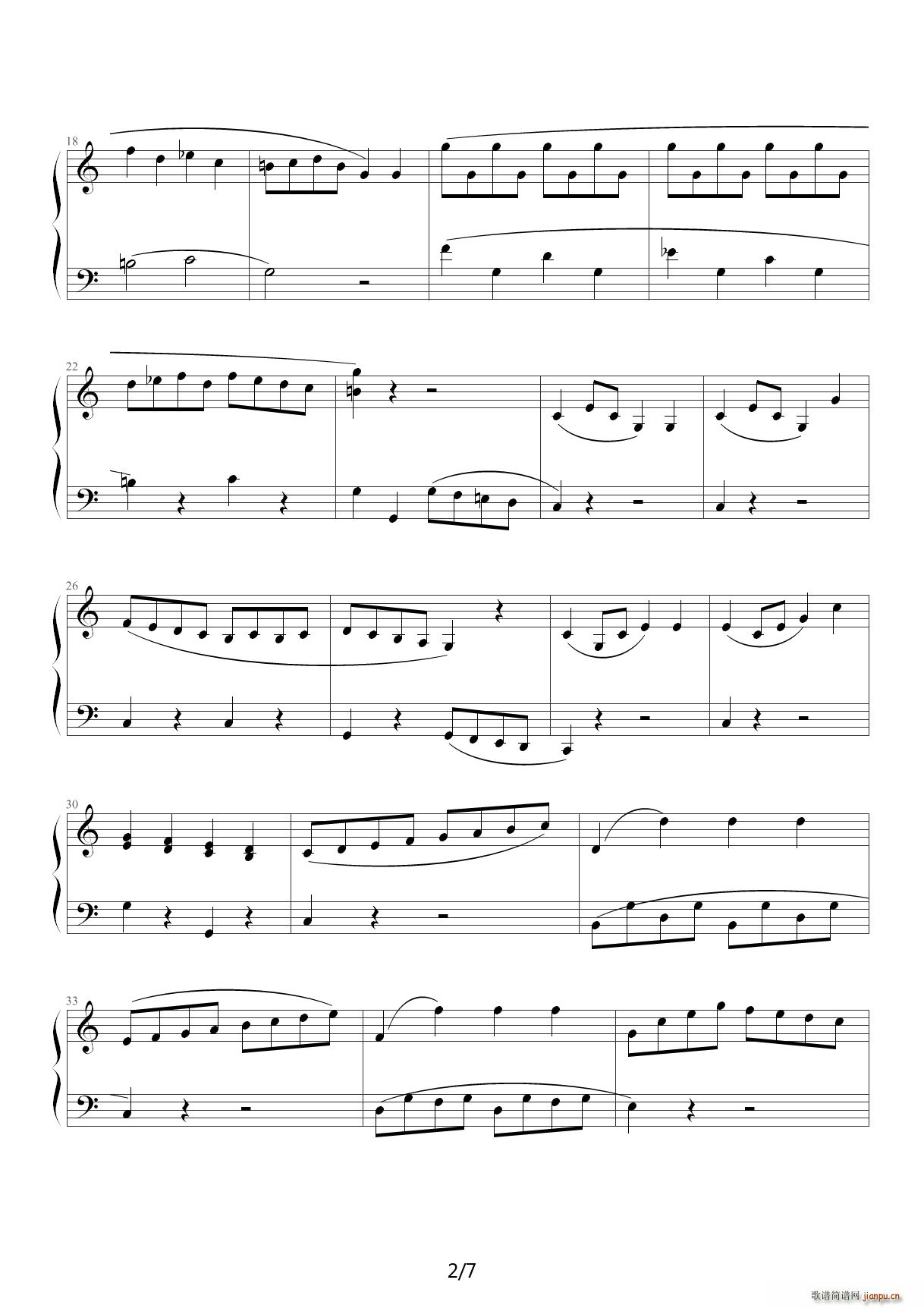 克列门蒂小奏鸣曲Op 36 No 1（三个乐章） C调2