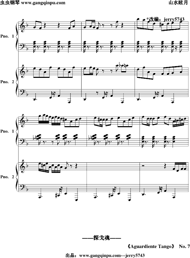 Giuseppe D'agostino（�p��琴）-钢琴谱(钢琴曲)-jerry57437