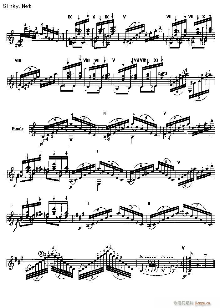 随想曲24号_帕格尼尼6