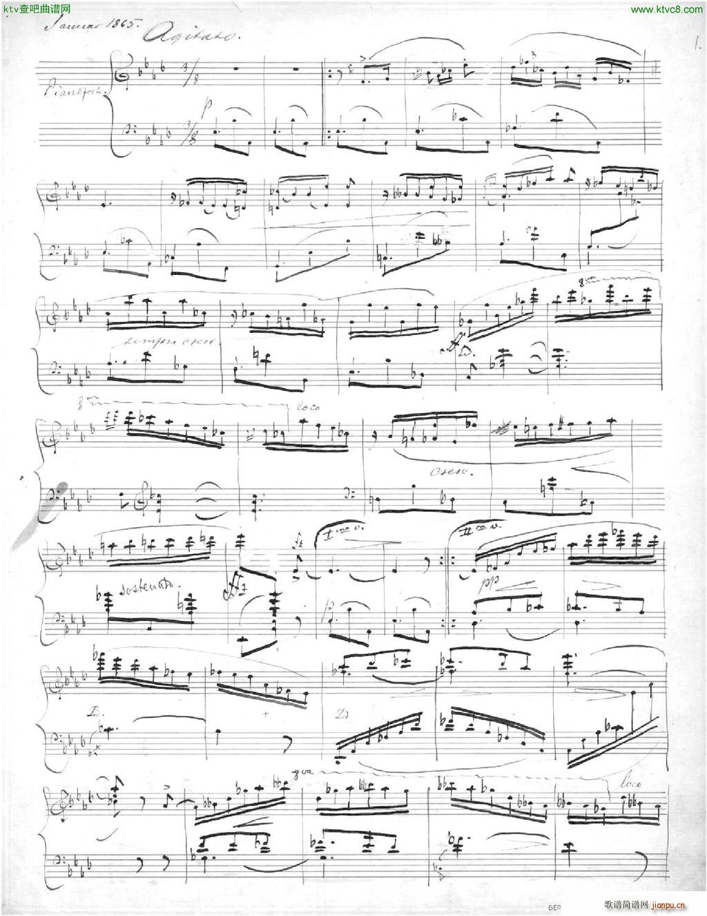 Grieg Agitato EG106 ms1