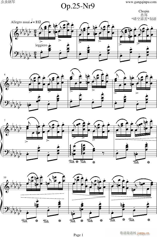 肖邦练习曲op25，no.9_肖邦-chopin1