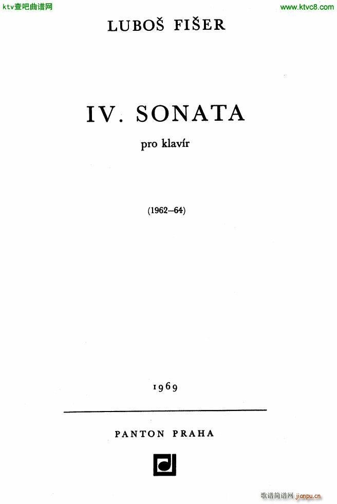 Fiser piano sonata no 41