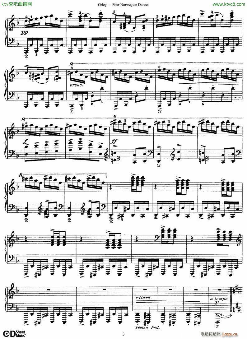Grieg Four Norwegian Dances3