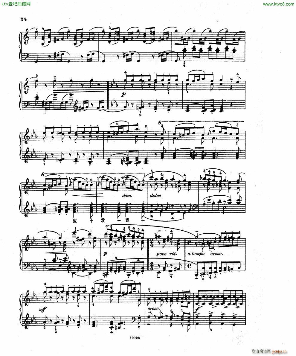 Fuchs Robert Improvisation pour clavier op 1122