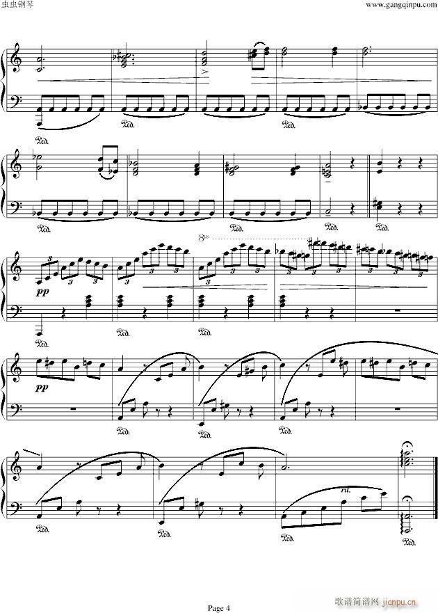 Fur Elise-agnesng版_贝多芬-beethoven4