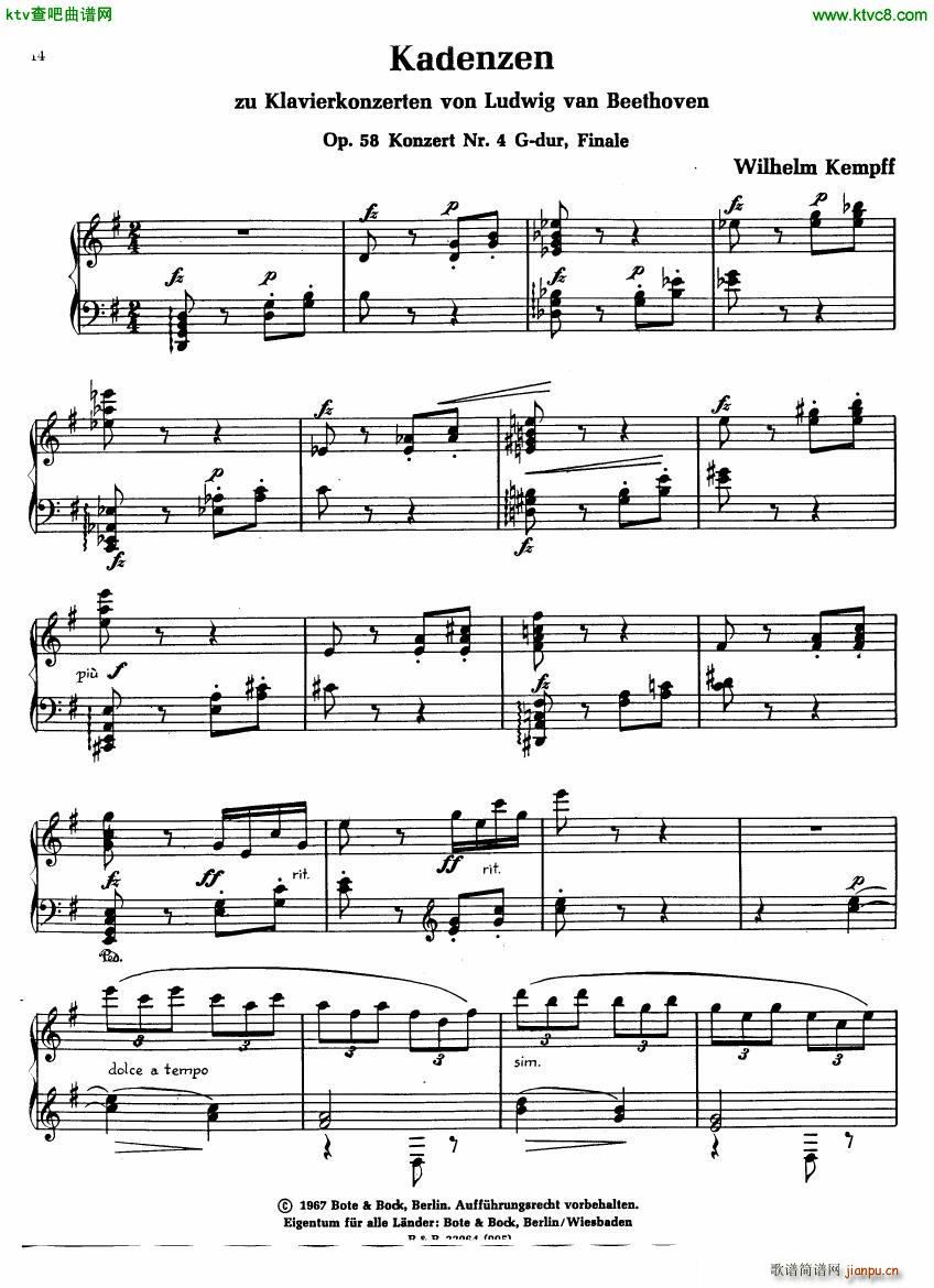 Kempff Beethoven Kadenzen27