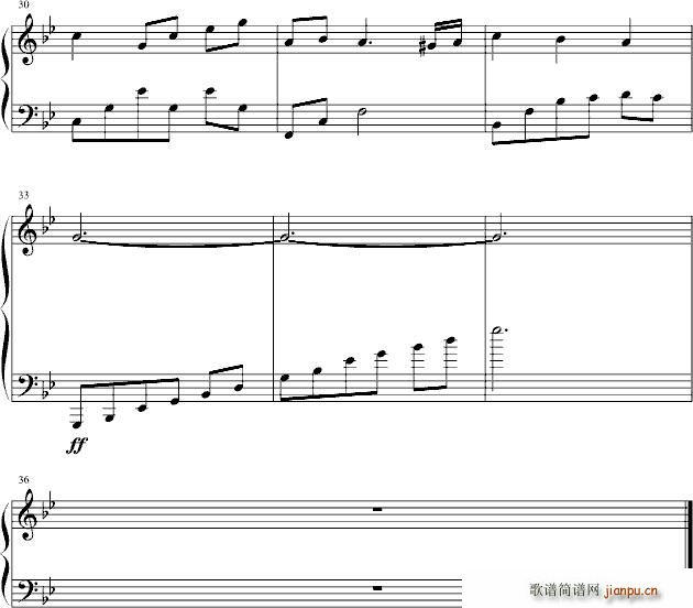 小步舞曲流行伴奏 待修改_巴赫 Bach3