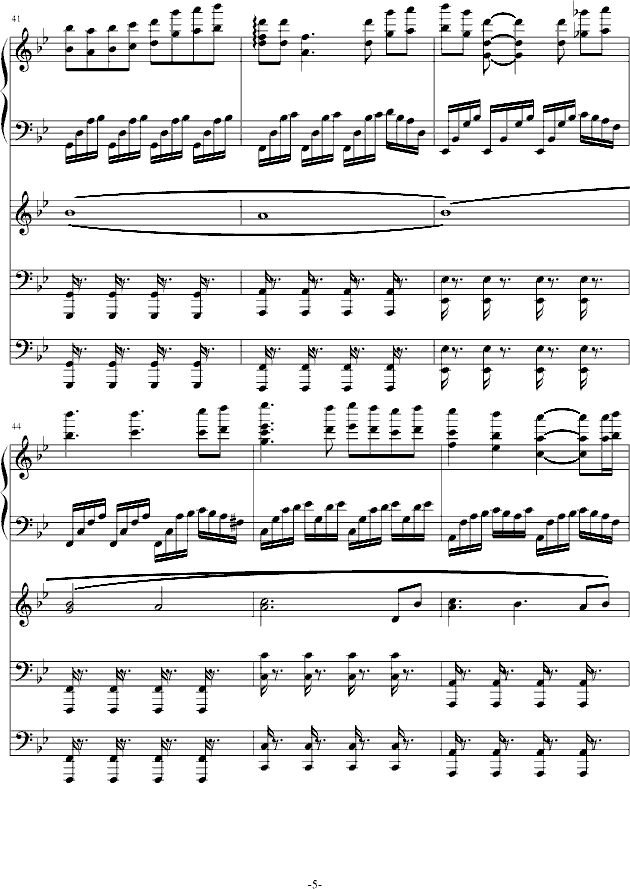 断章・第二章・忘记-钢琴谱(钢琴曲)-like75