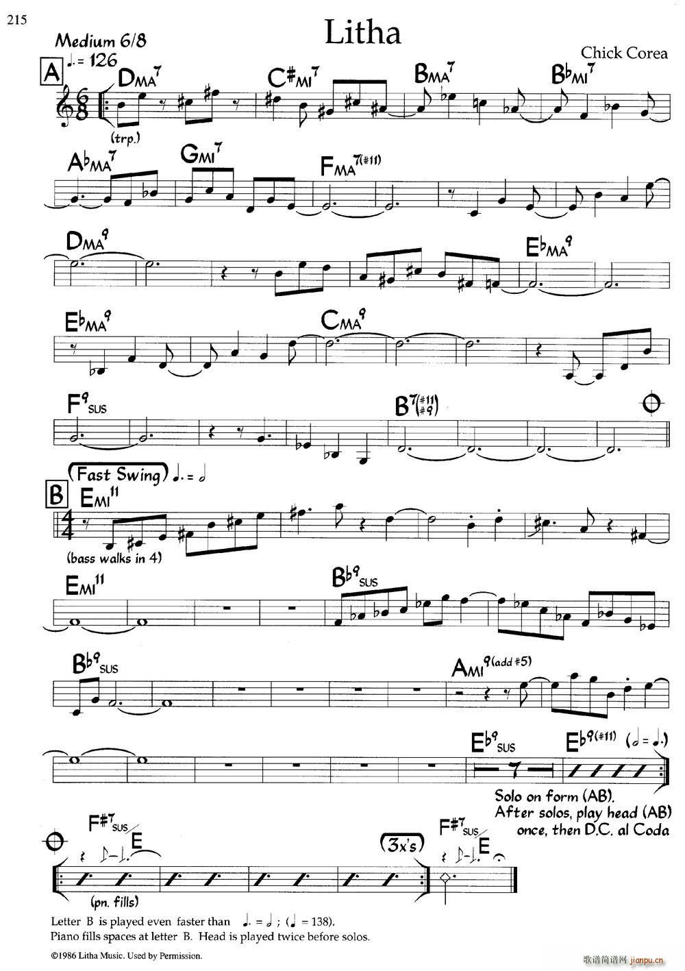 Litha（爵士钢琴曲）1
