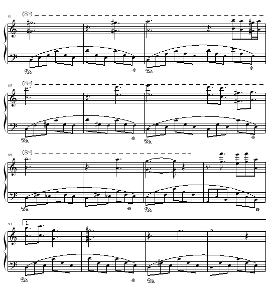 克劳汀幻想曲-钢琴谱(钢琴曲)-马克西姆6