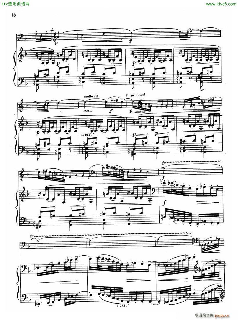 Debussy Sonata for Cello and Piano17
