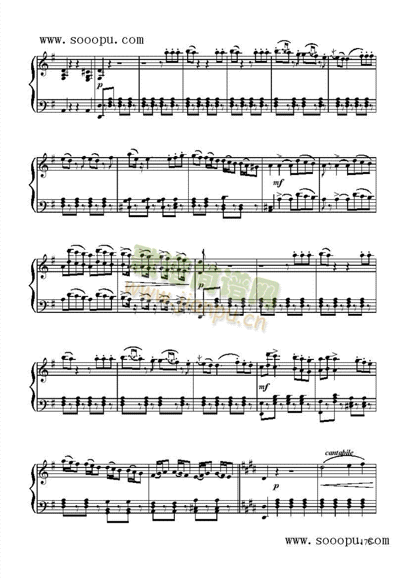 《塞尔维亚的理发师》序曲―歌剧 键盘类 钢琴8