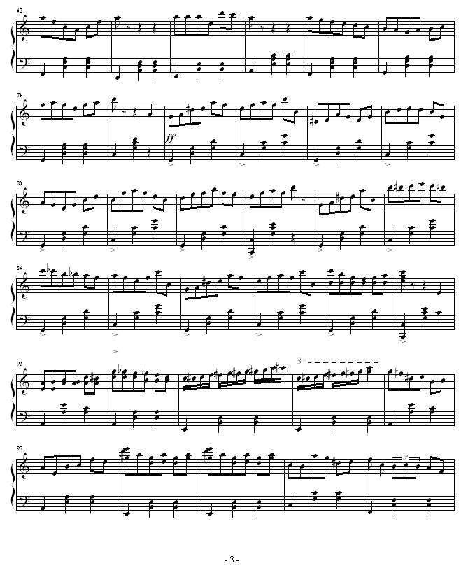 C大调圆舞曲3