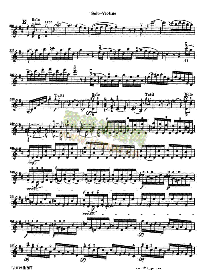 贝多芬小提琴协奏曲(konzert fur violine)18
