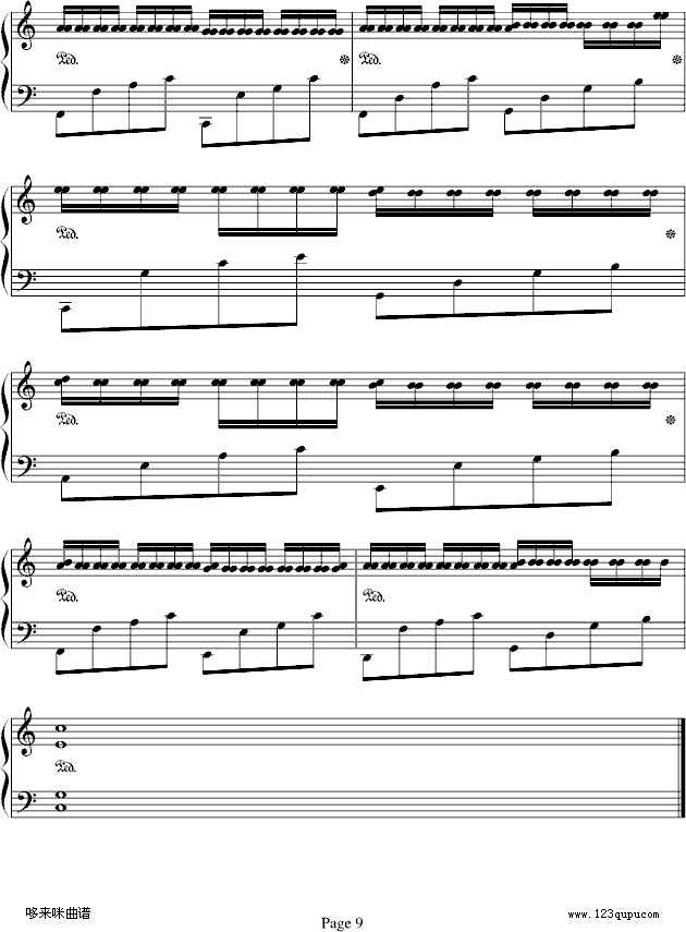 卡农-（情感100%）-帕赫贝尔-Pachelbel9