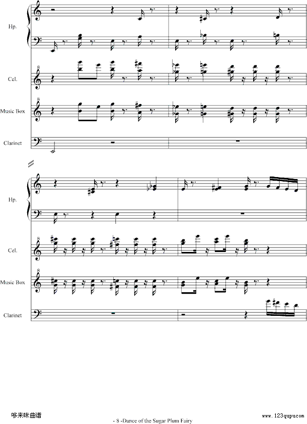 Dance of the Sugar Plum Fairy-柴科夫斯基8