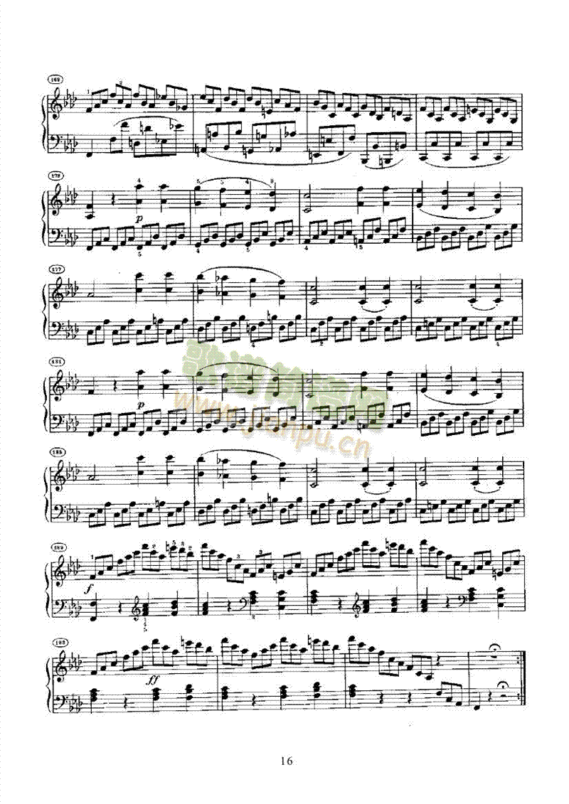 奏鸣曲(Opus2 Nr.1) 键盘类 钢琴16