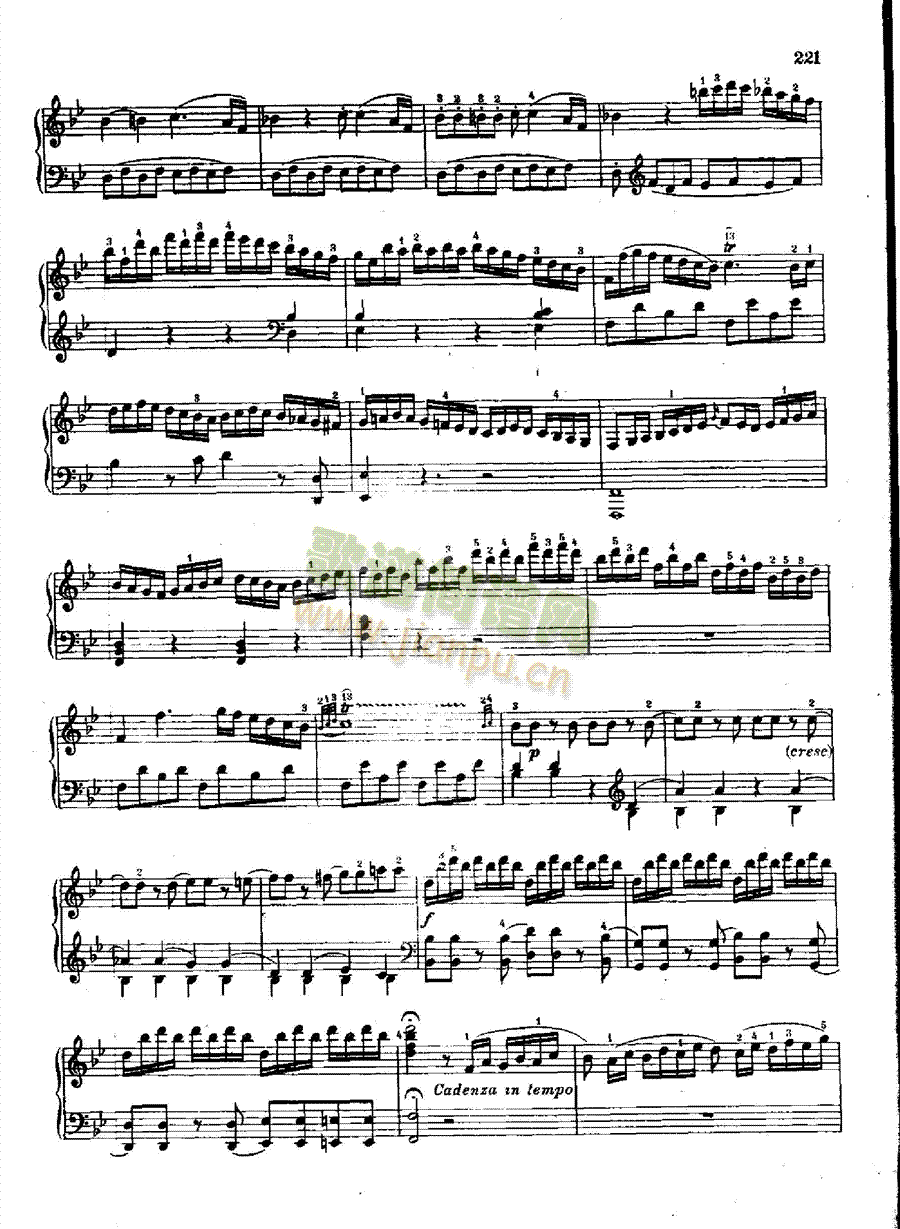 奏鸣曲Nr.333 键盘类 钢琴18