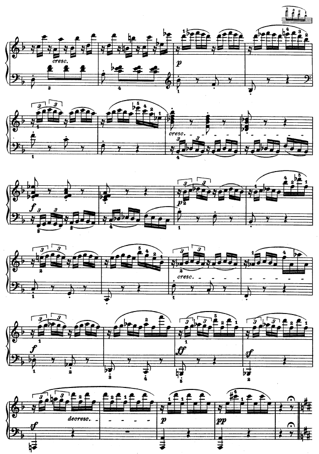 F大调第六钢琴奏鸣曲 - Op.10―24