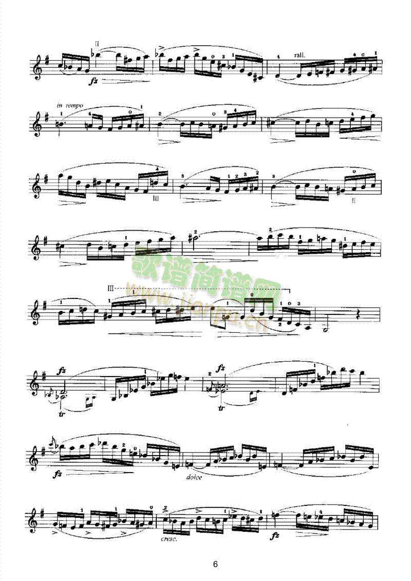 马扎斯小提琴华丽练习曲27首作品36号 弦乐类 小提琴6