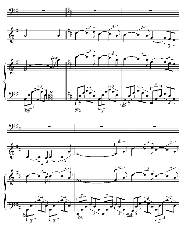 秋夜随想曲- (钢琴小提琴合奏)7