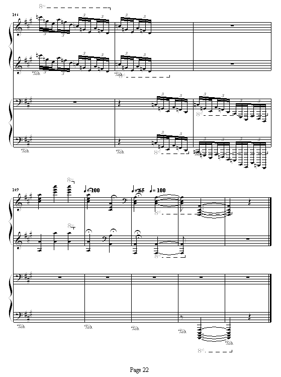 土耳其进行曲四手联弹22